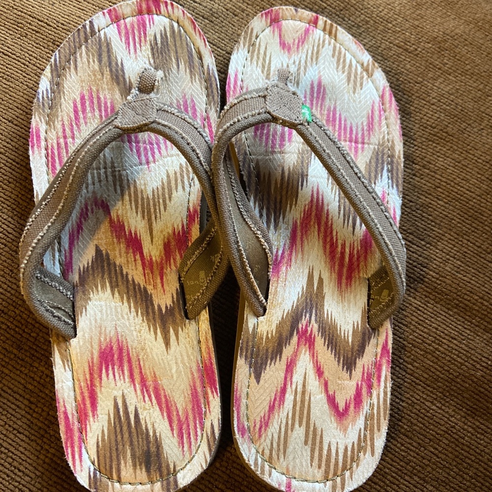 Sanuk Canvas Flip Flops